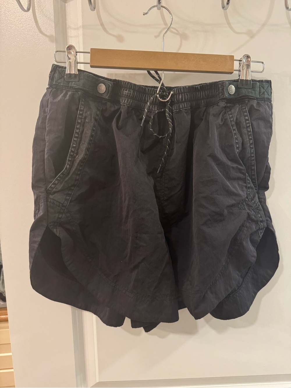FP Movement by Free People Black Athletic Drawstring Shorts